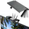 Verk 01760 Závěsná polička na TV monitor 30 x 16 cm, černá