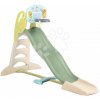 Smoby Šmykľavka ekologická s vodotryskom a vodnou hrou pod basketbalom Toboggan XL Slide Green 230 cm