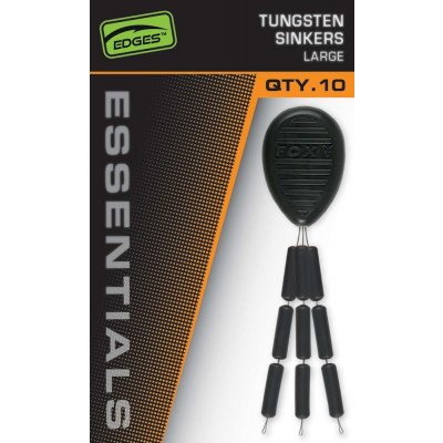 Fox Zarážky Edges Essentials Tungsten L 10 ks
