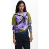 Dámský svetr DESIGUAL 25WWJF42 3113 JERS ORQUIDEA LACROIX 3113 RED velikost S