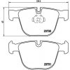 BREMBO Sada brzdových platničiek kotúčovej brzdy P06026