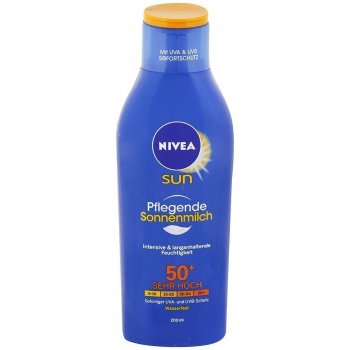 Nivea Sun Protect & Moisture mlieko na opaľovanie SPF50+ 200 ml