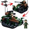 Tank Wiesel Pláva armáda + LEGO ZBRANE