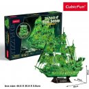 CubicFun 3D puzzle Svítící Plachetnice Bludný Holanďan 360 ks