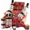 DARČEKOVÝ KOŠÍK PRÍRODNÝ SET ČAJE SIRUPY MED PREMIUM NARODENINY