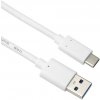 PremiumCord ku31ck05w USB-C - USB 3.0 A (USB 3.2 generation 2, 3A, 10Gbit/s), 0,5m, bílý