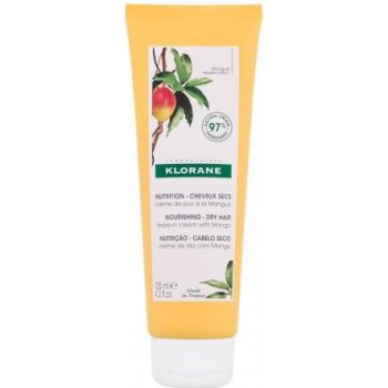 Klorane Mangue bezoplachový krém pre výživu a hydratáciu (Leave-in Cream with Mango Butter) 125 ml