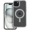 Kryt Color Edge Mag Cover Case Compatible With Magsafe iPhone 15 Plus Titatnium Grey