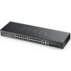 Zyxel GS1920-24v2, 28-port Gigabit WebManaged switch: 24x Gigabit metal + 4x Gigabit combo (metal/SFP), IPv6