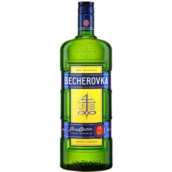 Becherovka 38% 1 l (čistá fľaša)