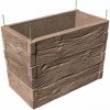 Barigadi Vyvýšený záhon betónový 100x50 x 75 cm, drevo, hnedá