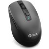 C-TECH myš WLM-19 Dual mode, bezdrôtová, BT5.0 + 2,4 GHz, 1600DPI, 6 tlačidiel, USB nano receiver, čierna