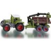 Siku Blister Traktor s přívěsem na kulatinu