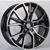 WSP WD004 ZURICH SKODA hliníkové disky 7,5x18 5x112 ET51 GLOSSY BLACK POLISHED