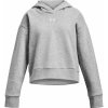 UNDER ARMOUR Rival Fleece Crop Hoodie-GRY - 164