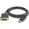 Video kábel PremiumCord DisplayPort - DVI-D prepojovací, tienený, 1m (KPORTADK02-01)