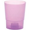 Kinekus Kvetináč plastový, transparentný, priemer 12,5 cm, COUBI ORCHID, fialový