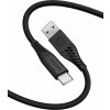 Swissten 71531010 dátový USB-C, 60W / 3A / 1x USB-A(M) / 1x USB-C(M), 1,5m, černý
