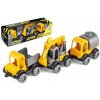 Auto stavební Kid Cars 3ks plast 10cm v krabičce 12m+ Wader