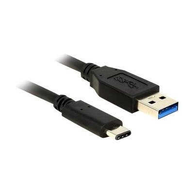 DeLock Kábel SuperSpeed USB 10 Gbps (USB 3.1, Gen 2) Typ A samec gt; USB Type-C samec / 1 m / čierny (83870)