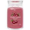 YANKEE CANDLE Signature sklo 2 knôty Black Cherry 567 g
