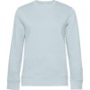 B&C Mikina B&C QUEEN Crew Neck, dámská COT01W01Qx4402-pure sky M Modrá sky pure