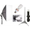 Softbox 50x70cm 35W žárovka, 220cm stativ ELEMENTRIX