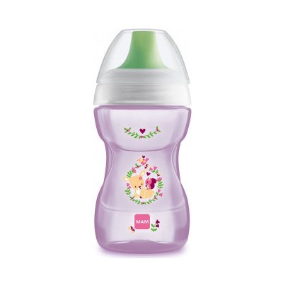 Mam hrnček na učenie Fun to drink cup Guardian 270 ml ružový