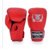 Boxerské rukavice TOP KING Super Air Single Tone - červené