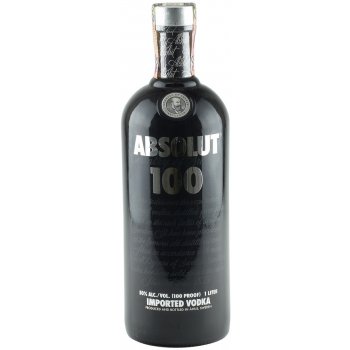 Absolut 100 50% 1 l (čistá fľaša)