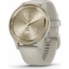 Chytré hodinky Garmin Vivomove Trend Cream Gold/French Grey (010-02665-02)