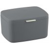 Wenko | WENKO 23981100 - Úložný box BARCELONA 19,5x16 cm antracit/lesklý chróm | WE0127