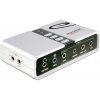 Delock USB Sound Box 7.1 7.1 externá zvuková karta; 61803