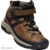 KEEN TARGHEE MID WP detské topánky, dark earth/golden brown US 3