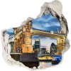 Diera 3D foto tapeta nálepka Tower bridge v londýne 75x75 cm