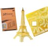 Jokomisiada Zlaté kovové puzzle 3D Eiffelova veža