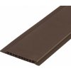 Cezar - PVC obklad ventilačný panel 10cm L = 3,00 m Hnedá Jednotná farba Farba: Hnedá, Materiál: PVC