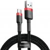 Baseus HR35203 Cafule USB-A na USB-C QC3.0, 2A 3m černý/červený