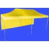Expodom Párty stan 3x6m – hliníkový, Žltá, 1 bočná plachta