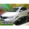 Deflektory - protiprievanové plexi Škoda Rapid Spaceback 5D od 2012