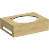 Kompaktná doska pod umývadlo so zapusteným umývadlom Intedoor TRENTA Compact dub dĺžka 60 cm až 160 cm x 50 cm S výrezom