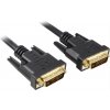 PremiumCord DVI-D propojovací kabel/ dual-link/ DVI(24+1)/ MM/ 3m/ černý kpdvi2-3