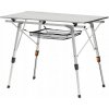 Turistický stôl SucceBuy 52 x 90 x 68 cm, strieborný