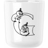 Plastový pohár MOOMIN ABC 200 ml, písmeno G, biela, RIG-TIG