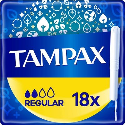 TAMPAX Regular tampóny s papierovým aplikátorom 18 ks