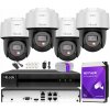 Hilook by Hikvision Sada na monitorovanie IP 4Mpx, 4 otočné kamery PTZ-N4MP-P, Smart Hybrid Light, 4-kanálový PoE rekordér - HiLook od Hikvision