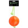 Liker Míček pro psy Lumi L se svítícím a reflexním provazem 9 cm