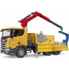 BRUDER 03551 Scania Super 560R sklápač s žeriavom