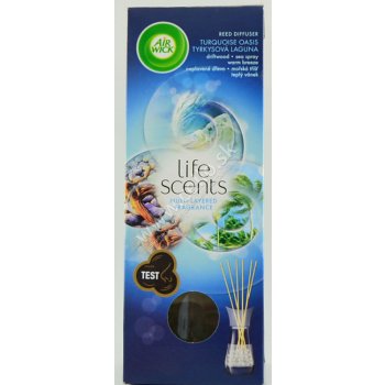 Air Wick Reed Diffuser Půlnoční ostružiny a vanilkové hodváb vonné tičinky 50 ml