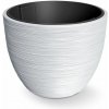 PROSPERPLAST Kvetináč FURU biely 34,9cm